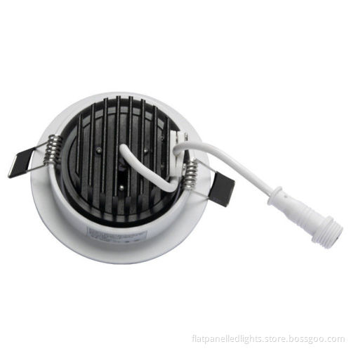Dimmable 3watt Recessed Led Downlight 270lm For Office , Market , Hospital
